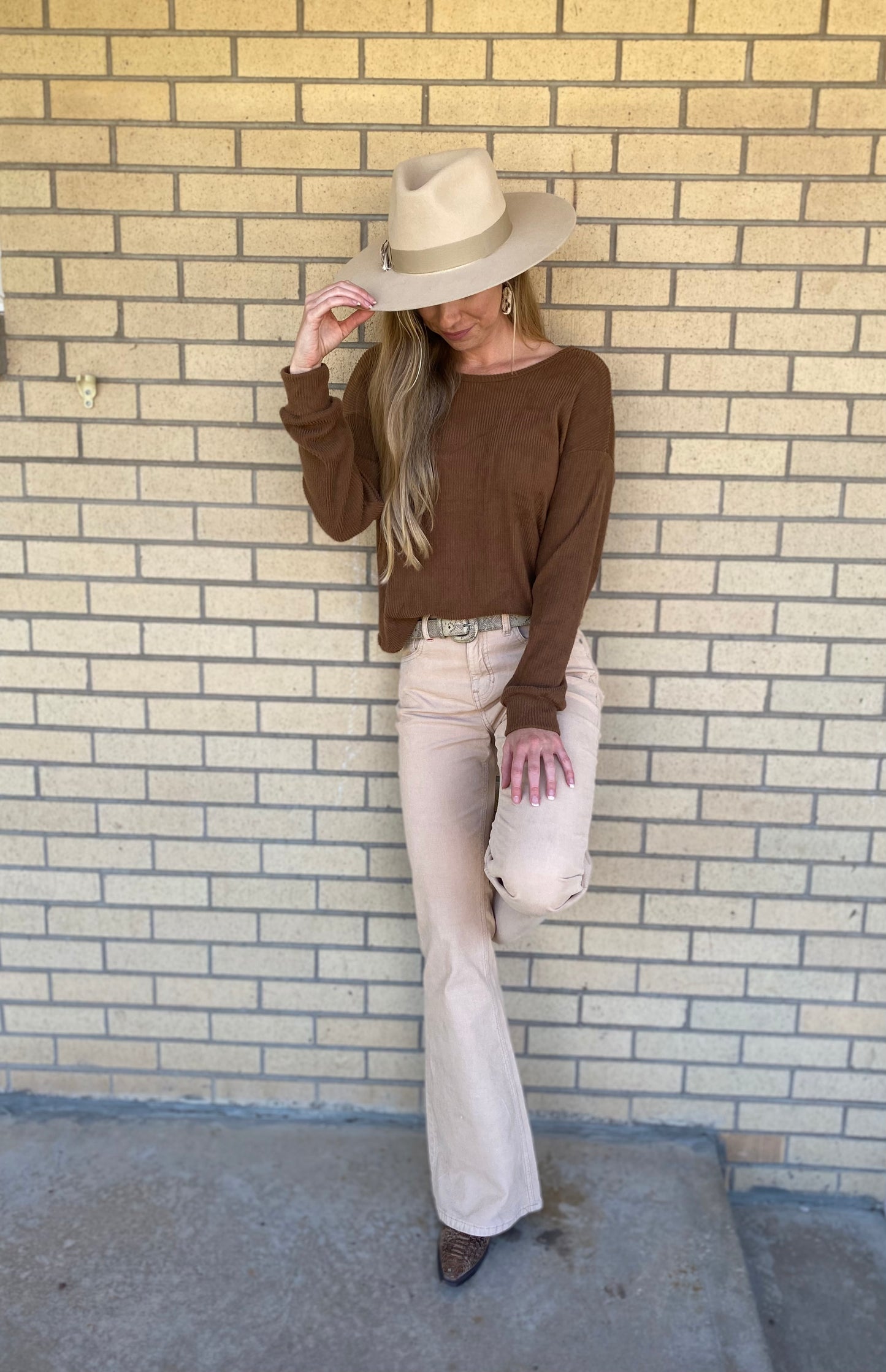 Caramel Twist Sweater