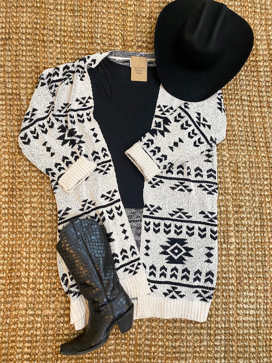 Curvy Classic Aztec Cardi