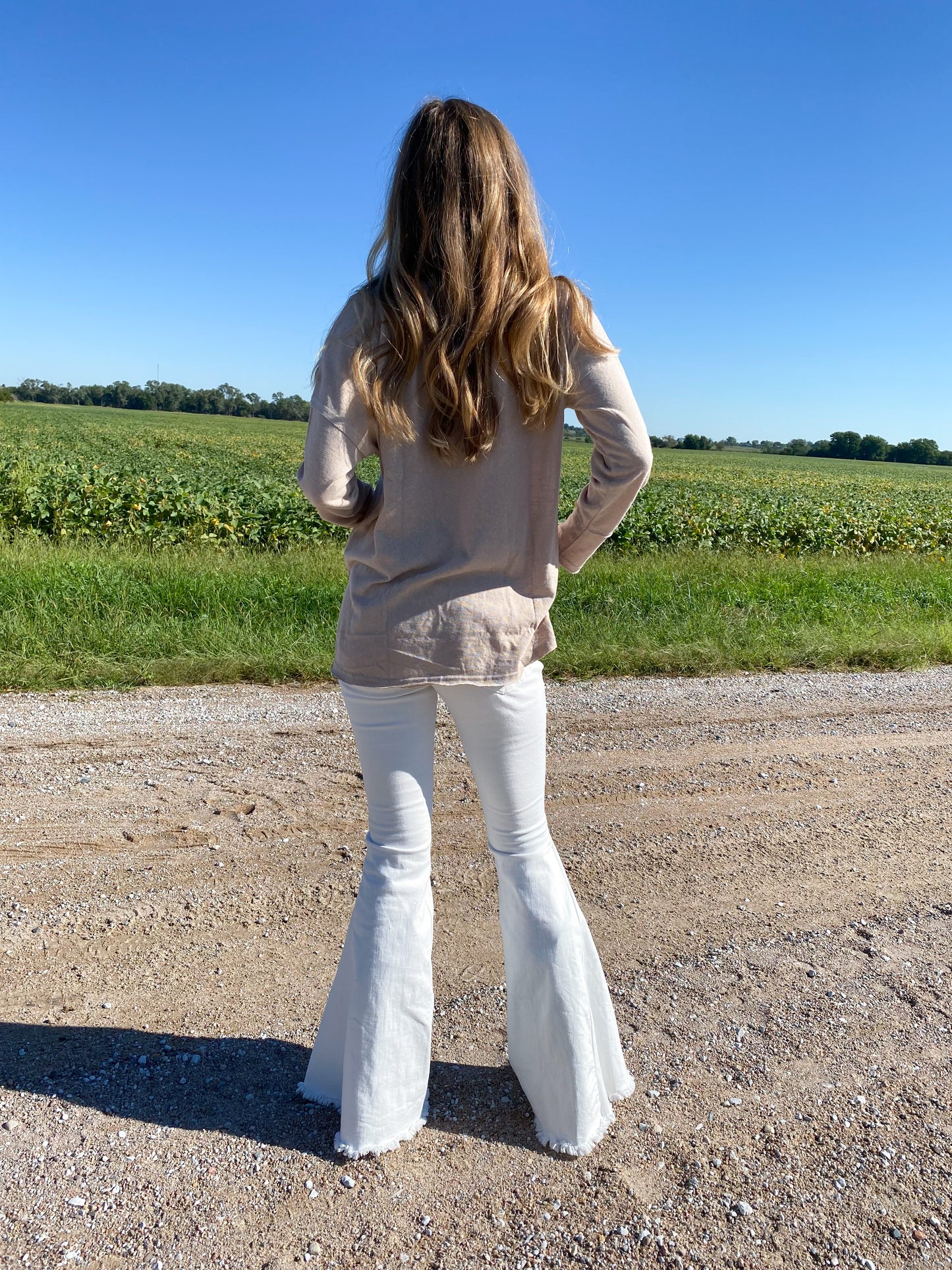 Taupe Oversized Long Sleeve